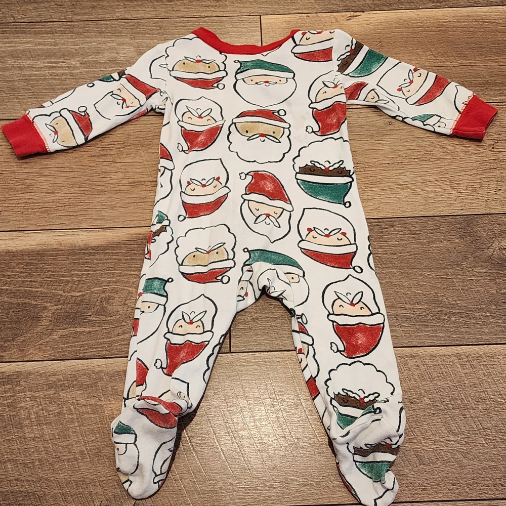 Carter's Red and White Footies Festive One Piece - Picture 5 of 6